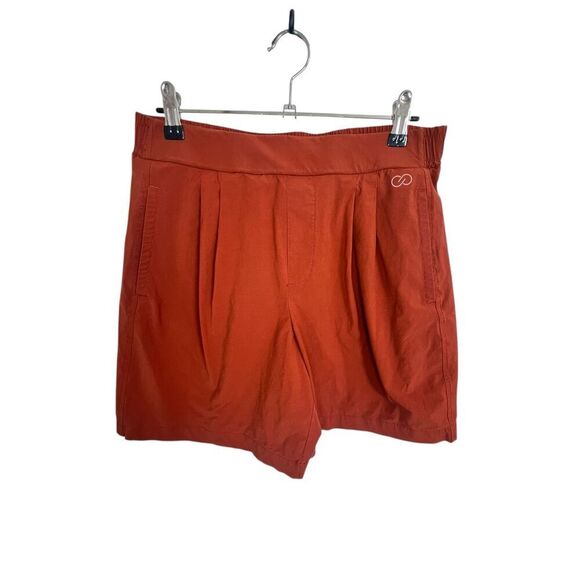 CALIA By Carrie Underwood Burnt Orange Workout Stretchy Shorts - Picture 1 of 4